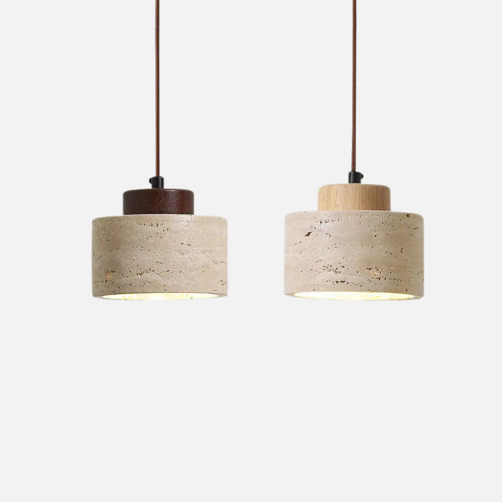 Brava Stone Pendant Light – modern hanging ceiling lamp for dining room